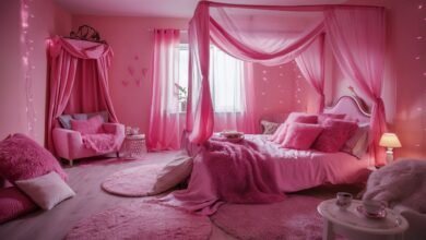 pink sulking room