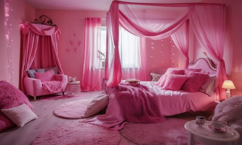 pink sulking room